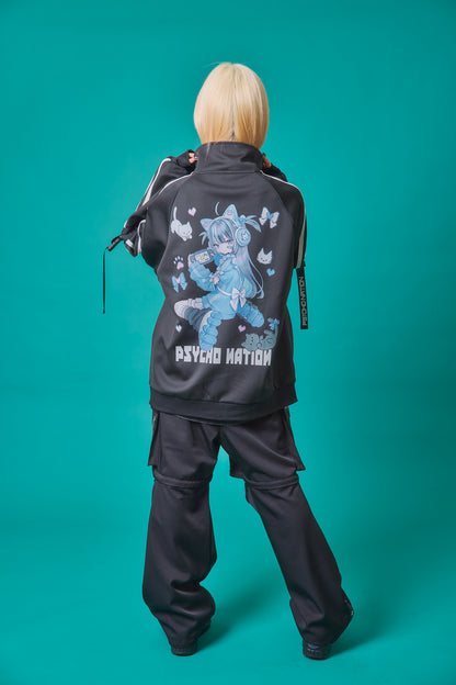 【PSYCHO NATION】× 寝田ルネ  ゲーマートラックジャケット (745602)
