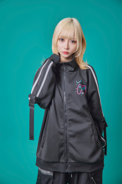 【PSYCHO NATION】× 寝田ルネ  ゲーマートラックジャケット (745602)