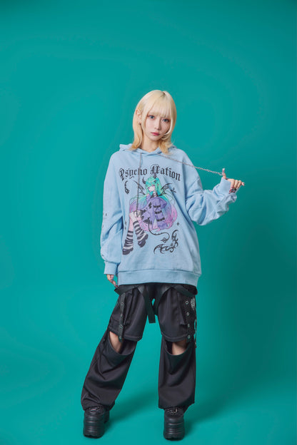 【PSYCHO NATION】× 寝田ルネ  DEVILパーカー (745501)