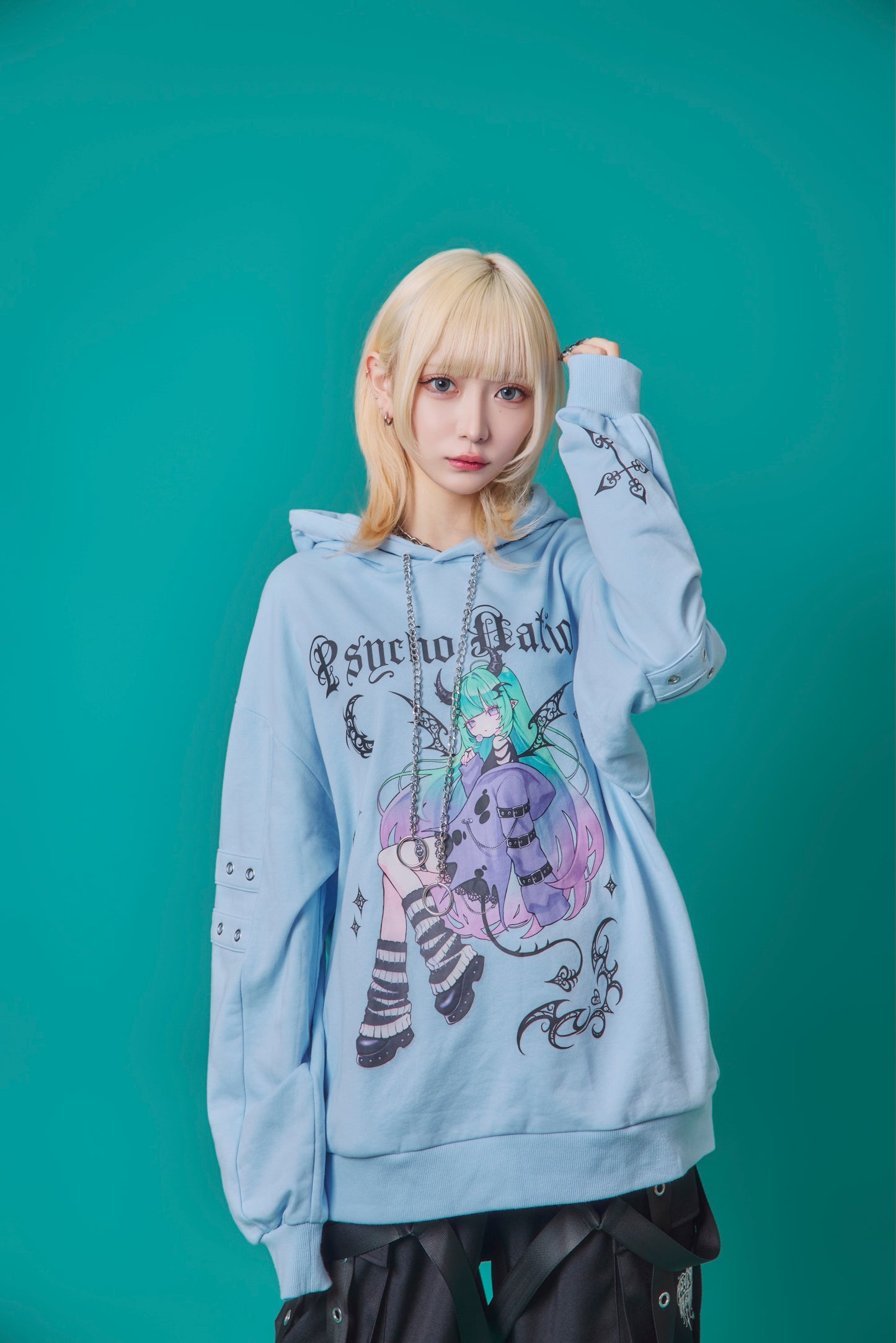 【PSYCHO NATION】× 寝田ルネ  DEVILパーカー (745501)