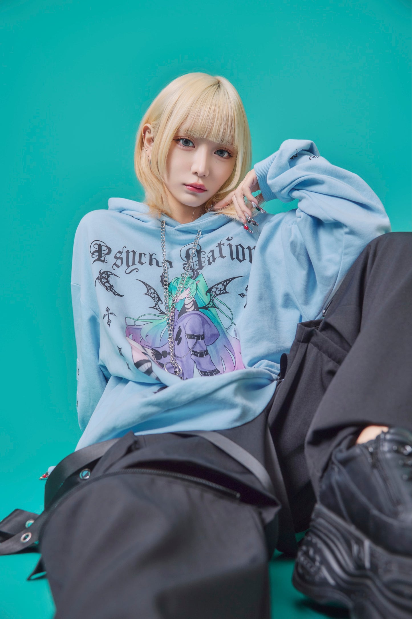 【PSYCHO NATION】× 寝田ルネ  DEVILパーカー (745501)