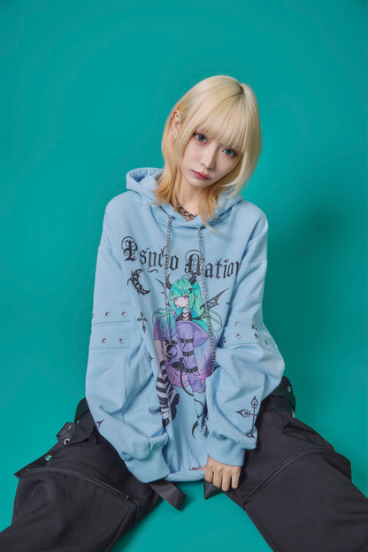 【PSYCHO NATION】× 寝田ルネ  DEVILパーカー (745501)