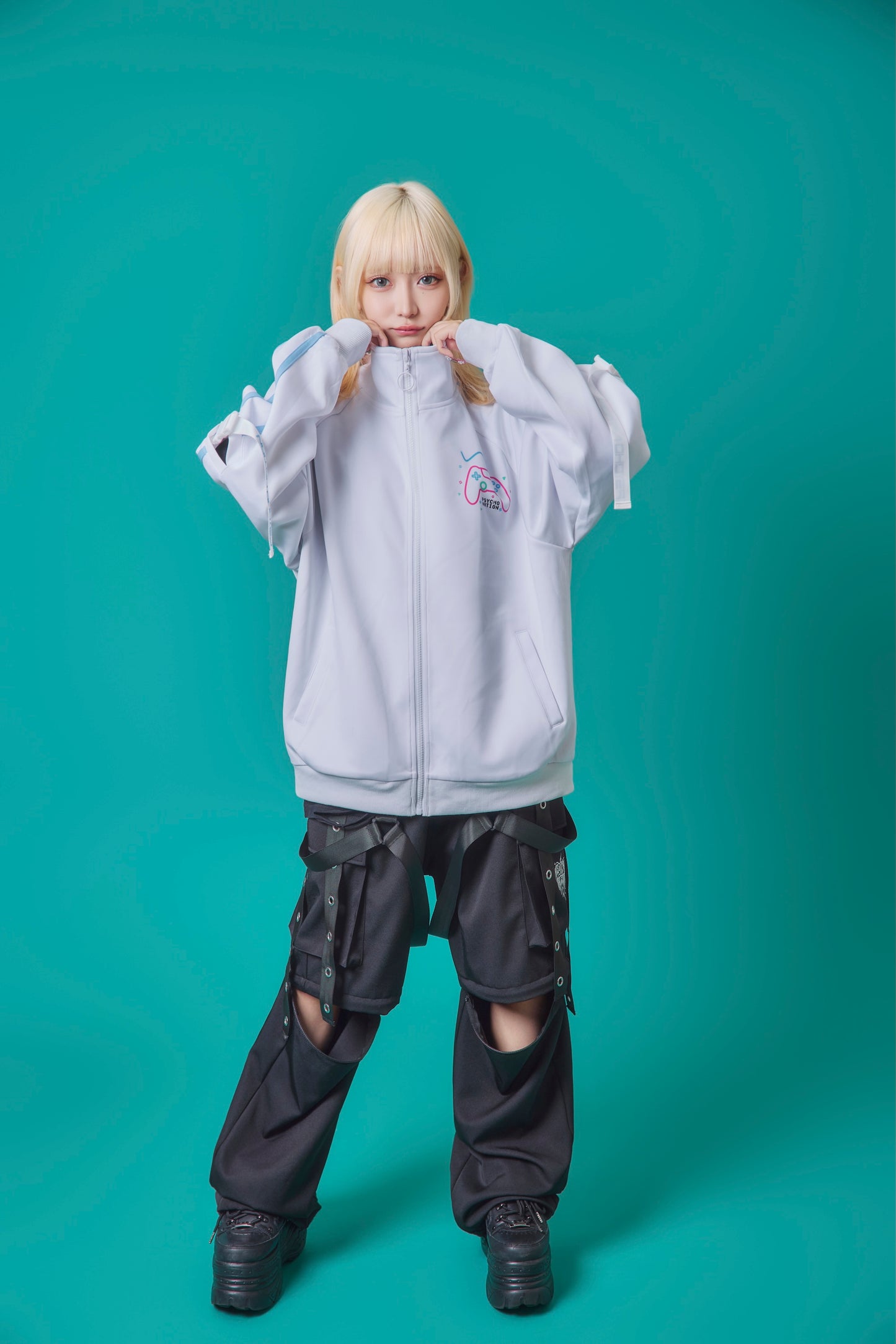 【PSYCHO NATION】× 寝田ルネ  ゲーマートラックジャケット (745602)