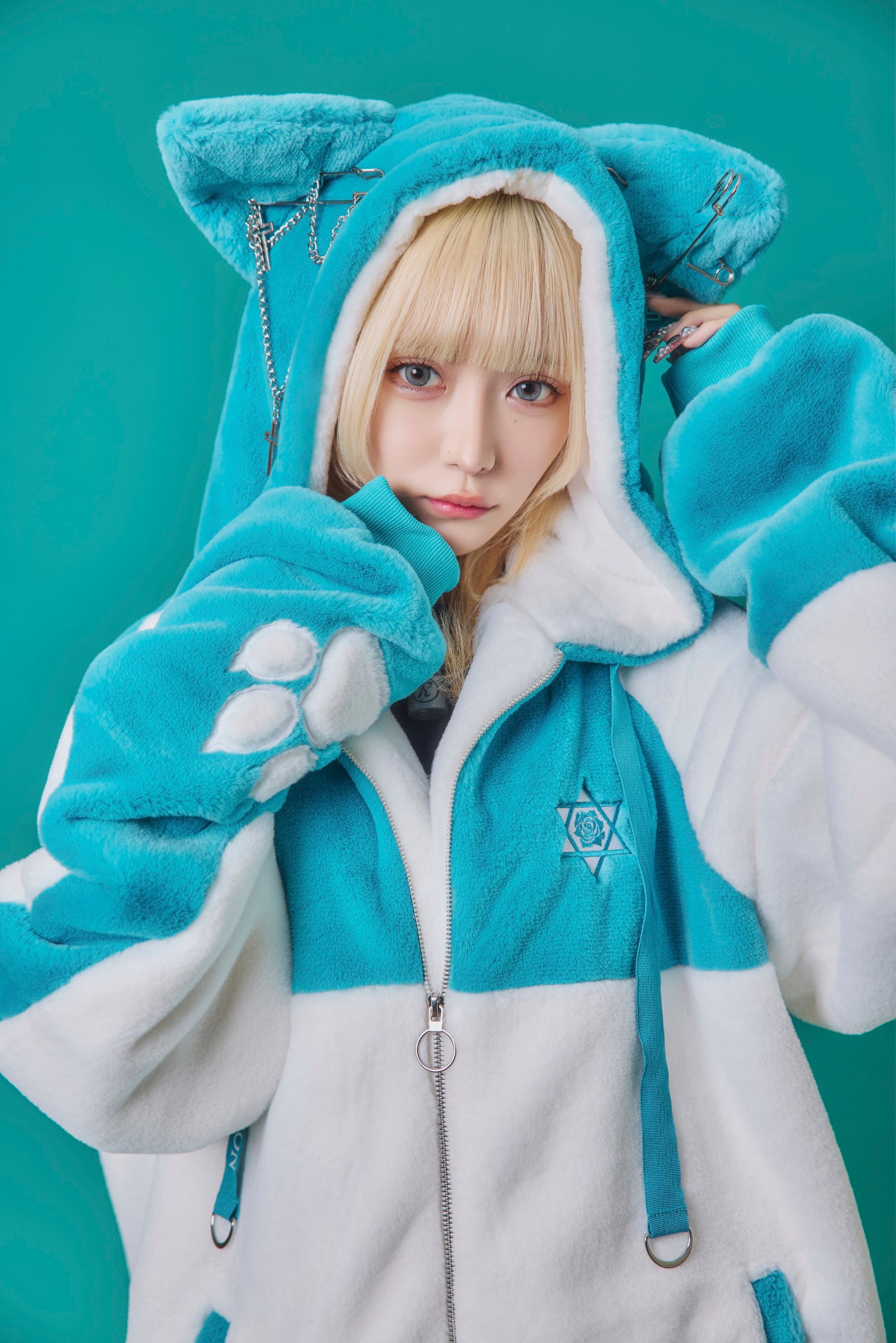 PSYCHO NATION】猫耳 ファーフードブルゾン(735403) – ring official