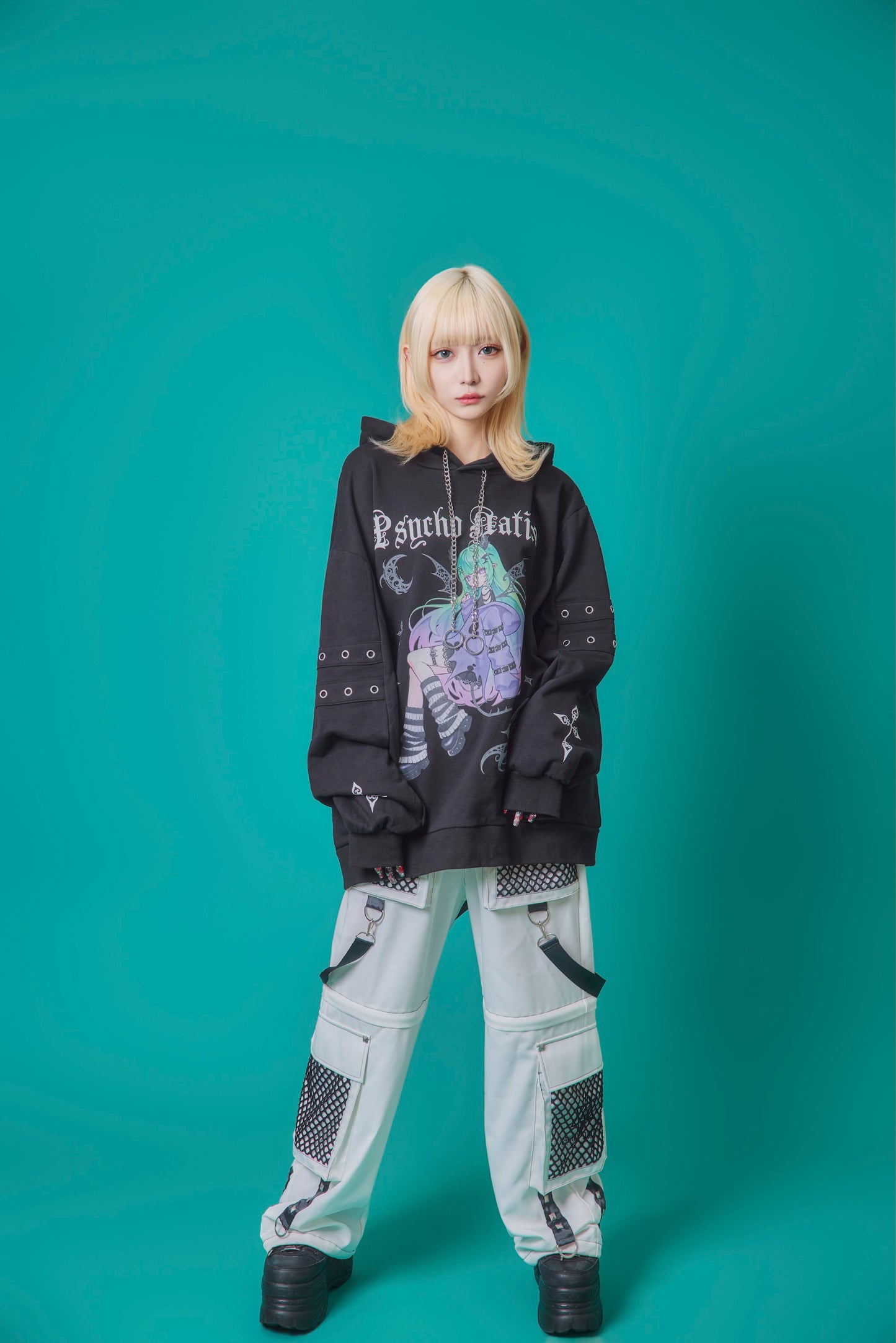 【PSYCHO NATION】× 寝田ルネ  DEVILパーカー (745501)