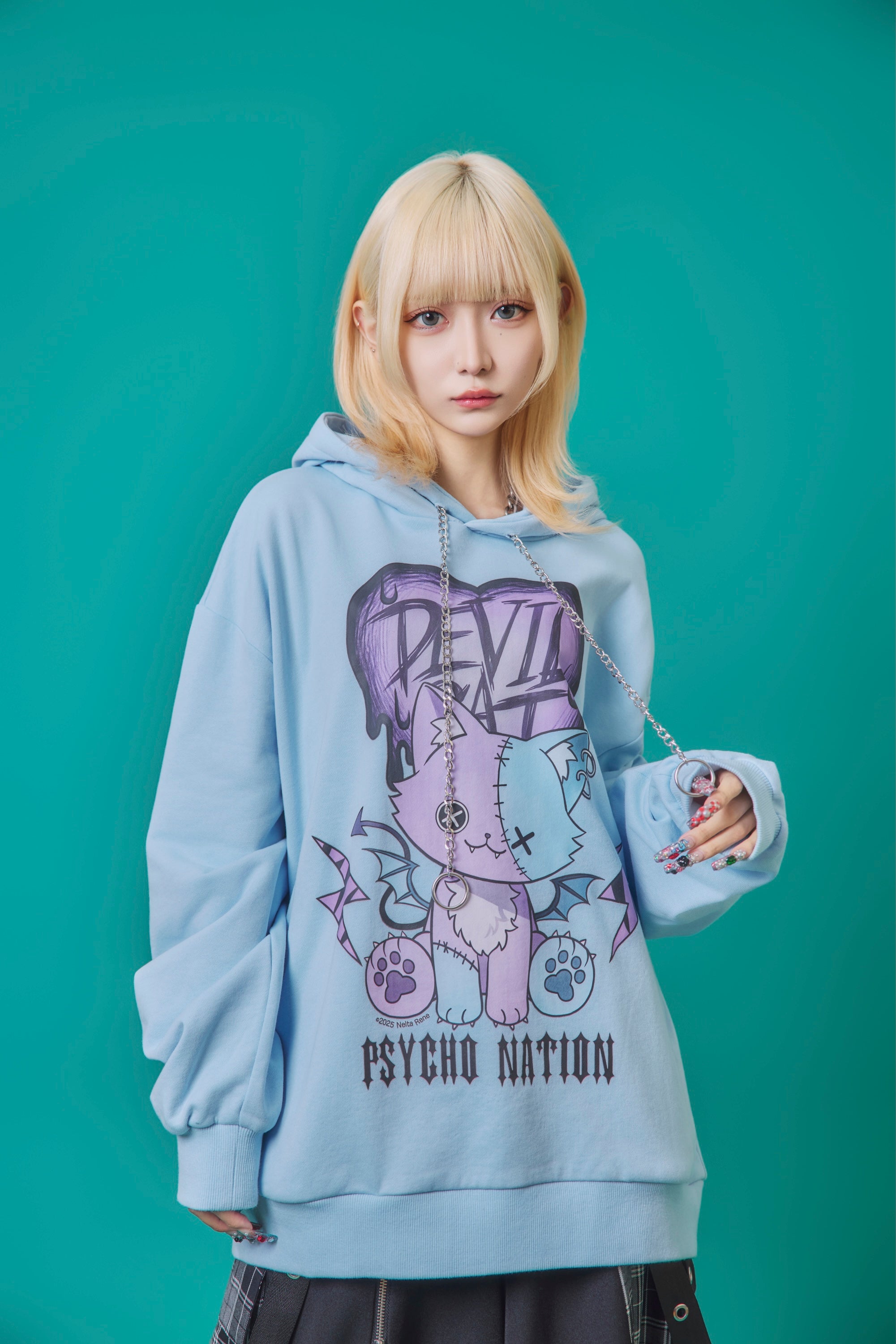 PSYCHO NATION】× 寝田ルネ DEVIL CATパーカー (745500) – ring official