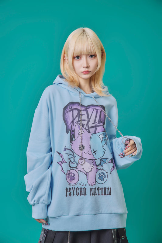 【PSYCHO NATION】× 寝田ルネ  DEVIL CATパーカー (745500)