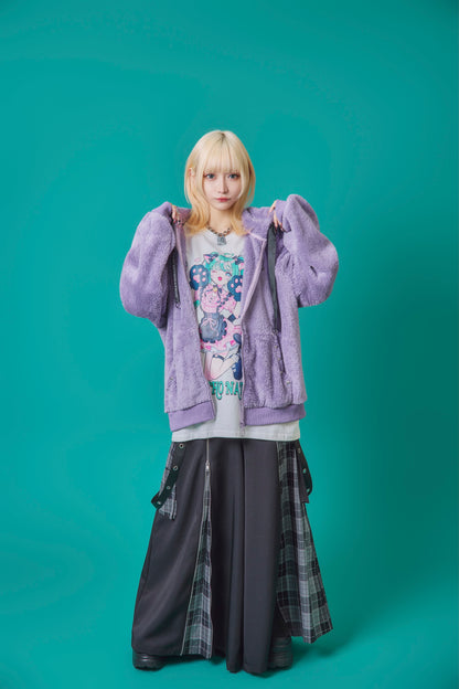 【PSYCHO NATION】クマ耳 ボア ZIP パーカー(745603)