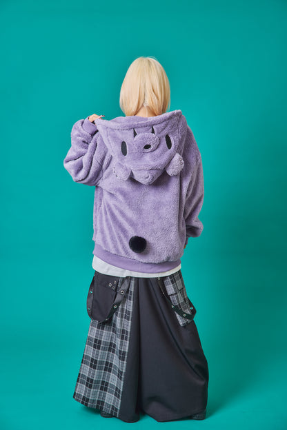 【PSYCHO NATION】クマ耳 ボア ZIP パーカー(745603)