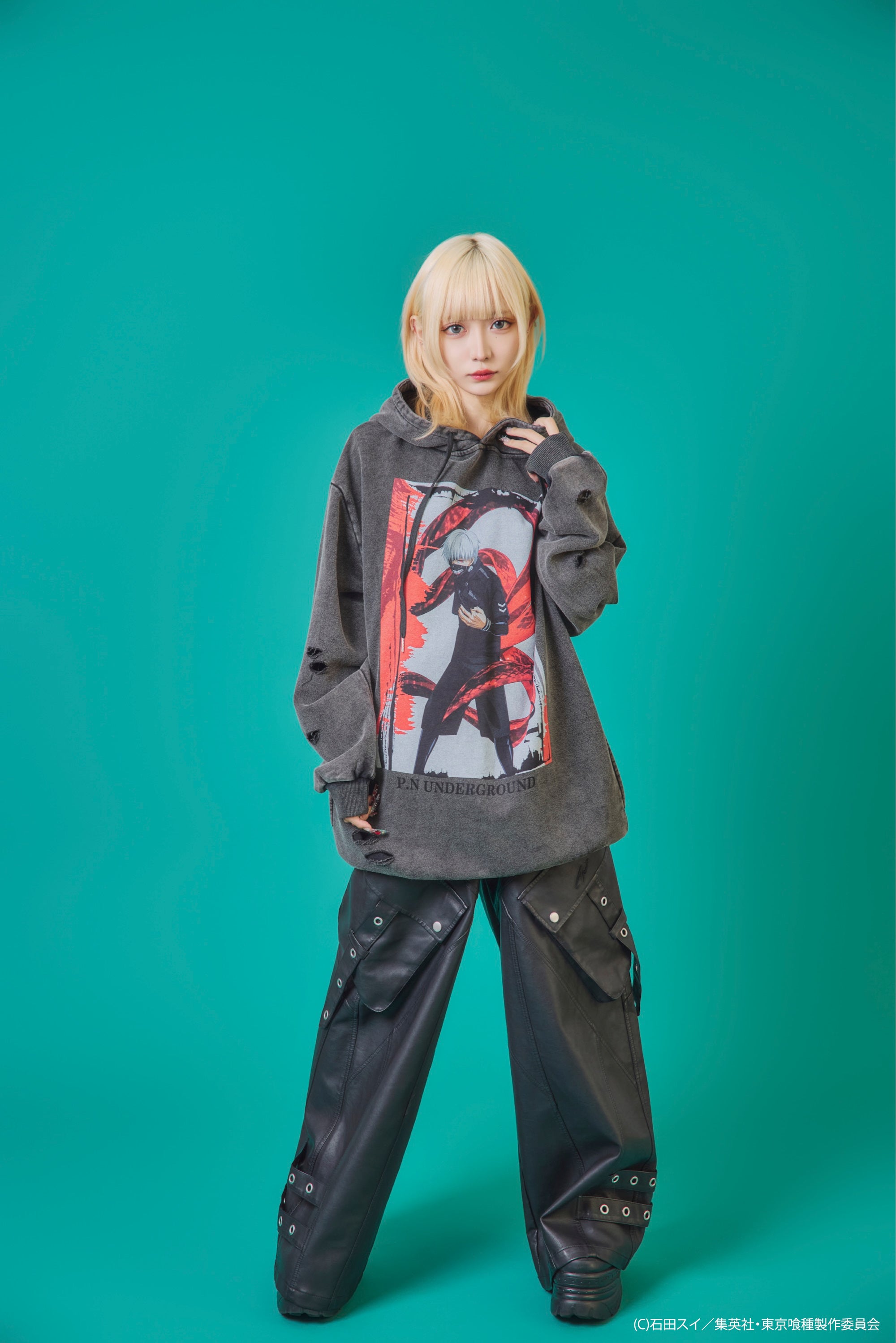 P.N UNDERGROUND×東京喰種】金木研ダメージ パーカー (735520) – ring