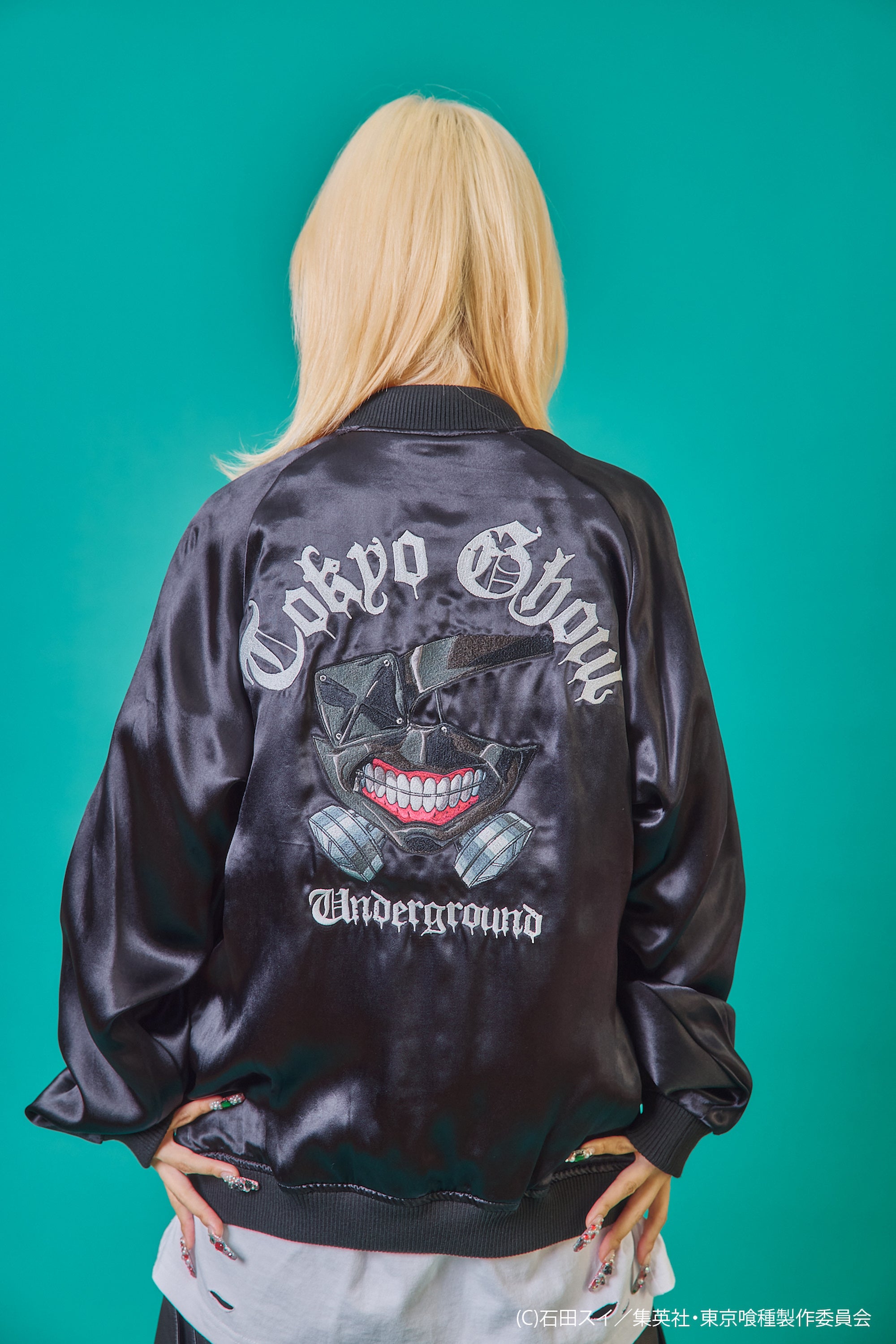 東京喰種 re ジャージ ジャケット アパレル 金木研 楽天市場】東京喰種×P.N UNDERGROUND 金木研リバーシブルスカジャン