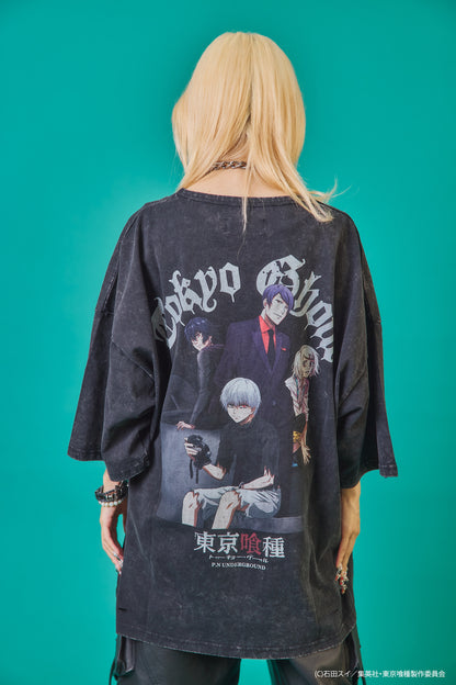 【P.N UNDERGROUND×東京喰種】東京喰種ダメージ TEE (735621)