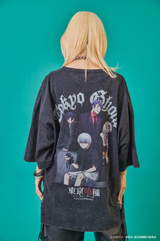【P.N UNDERGROUND×東京喰種】東京喰種ダメージ TEE (735621)