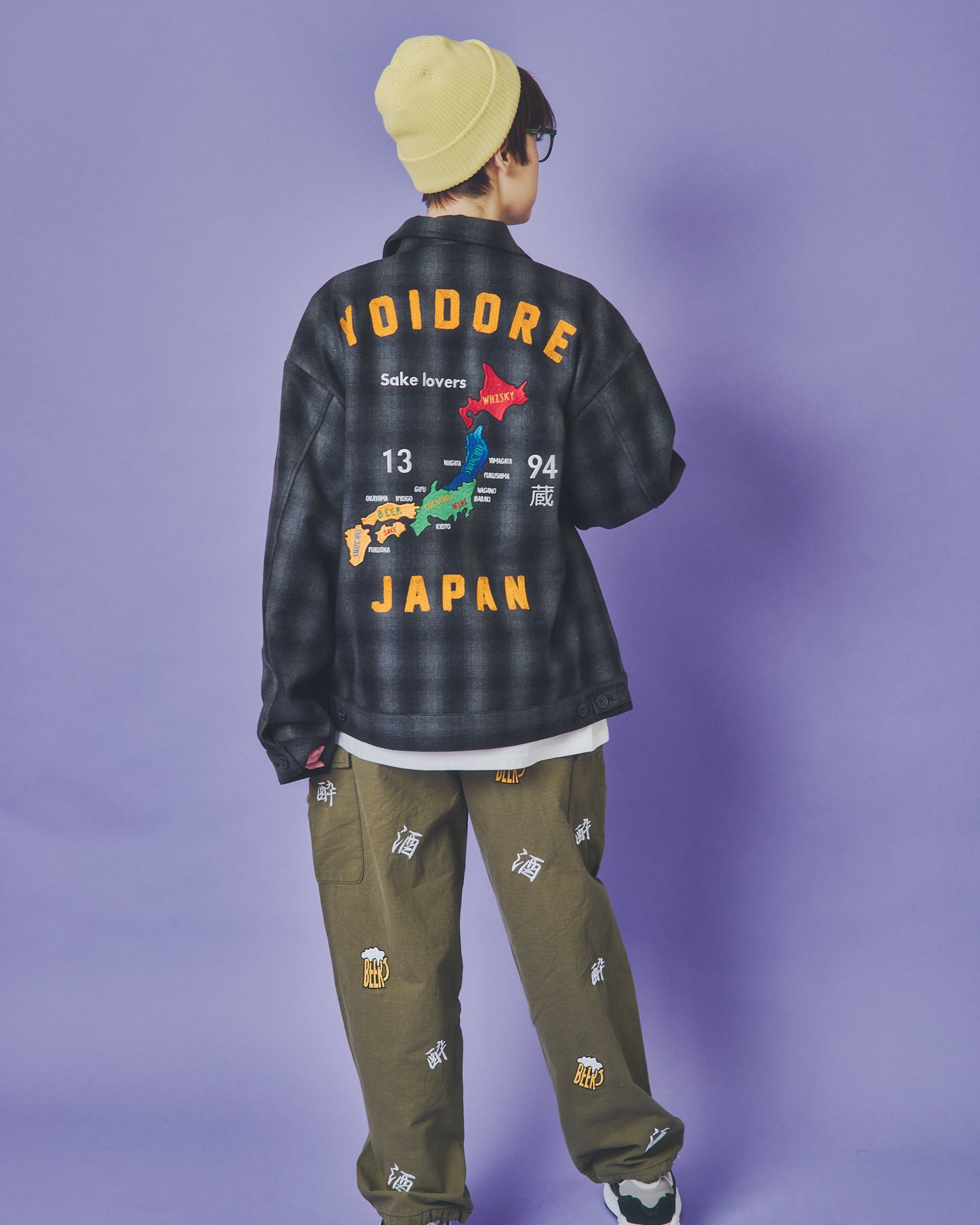【YOIDORE】 スーベニア ウールチェックジャケット (835303)