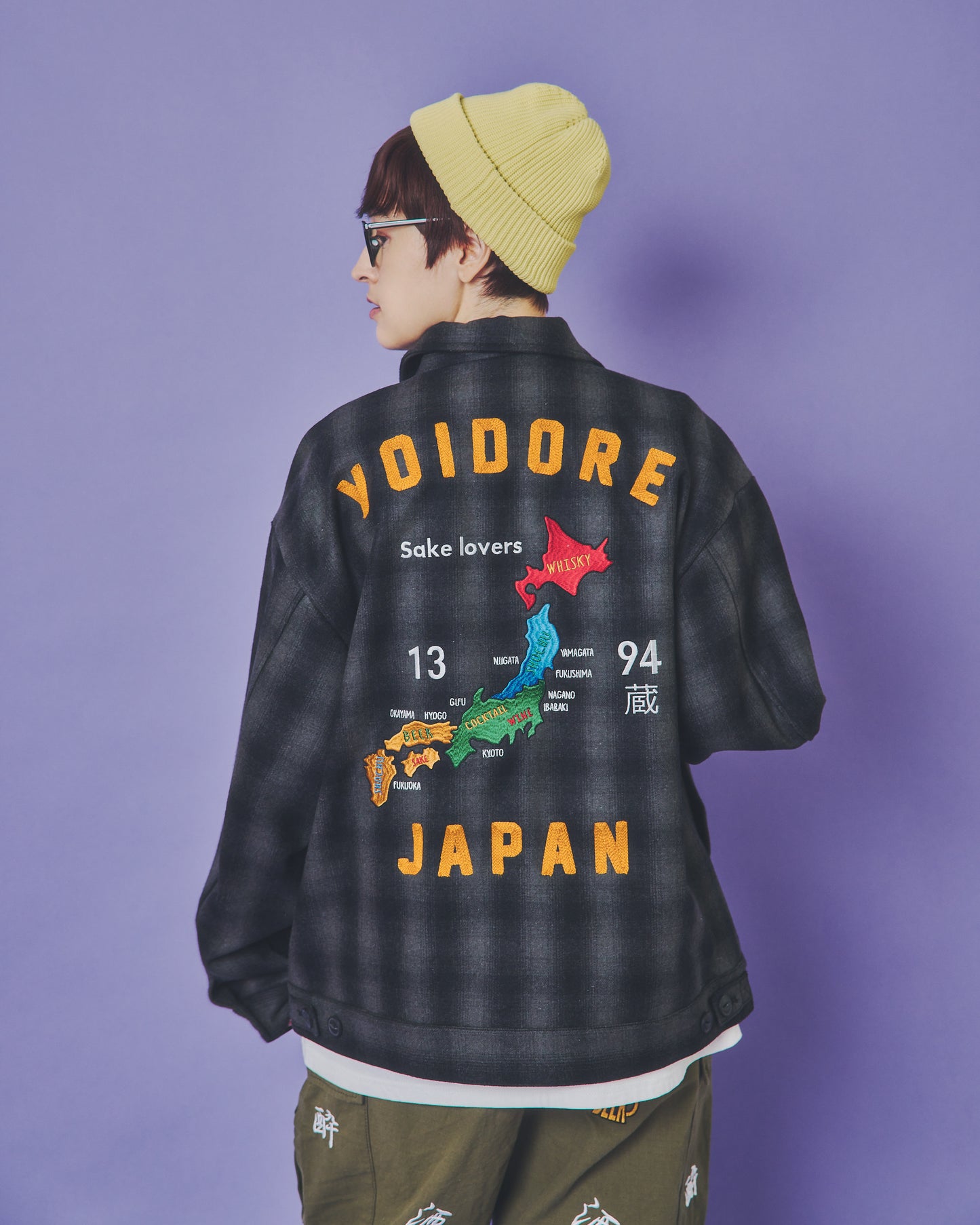 【YOIDORE】 スーベニア ウールチェックジャケット (835303)