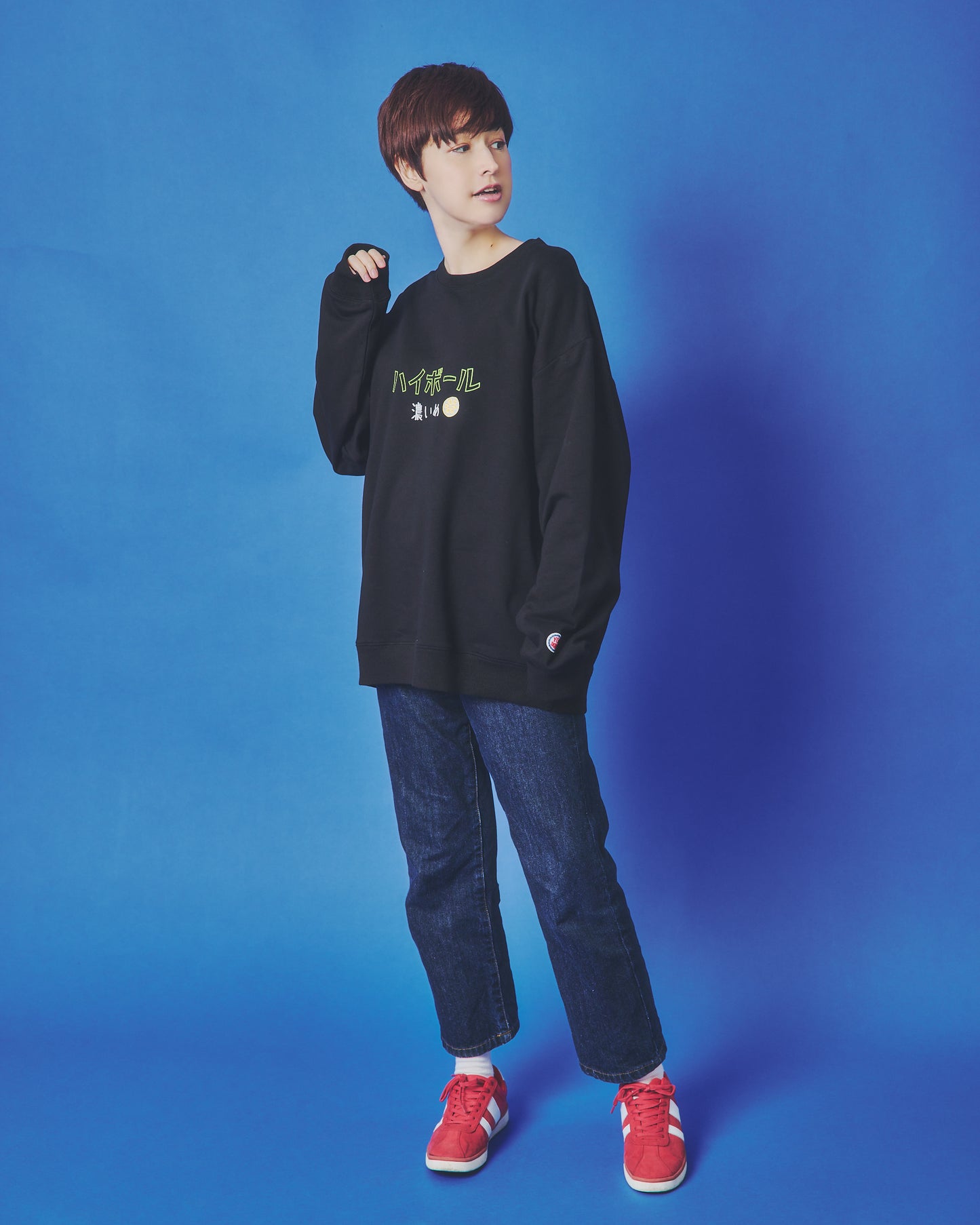 【YOIDORE】ハイボールとたこ焼き クルーネックスウェット (845601)