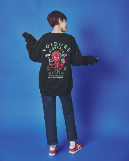 【YOIDORE】ハイボールとたこ焼き クルーネックスウェット (845601)