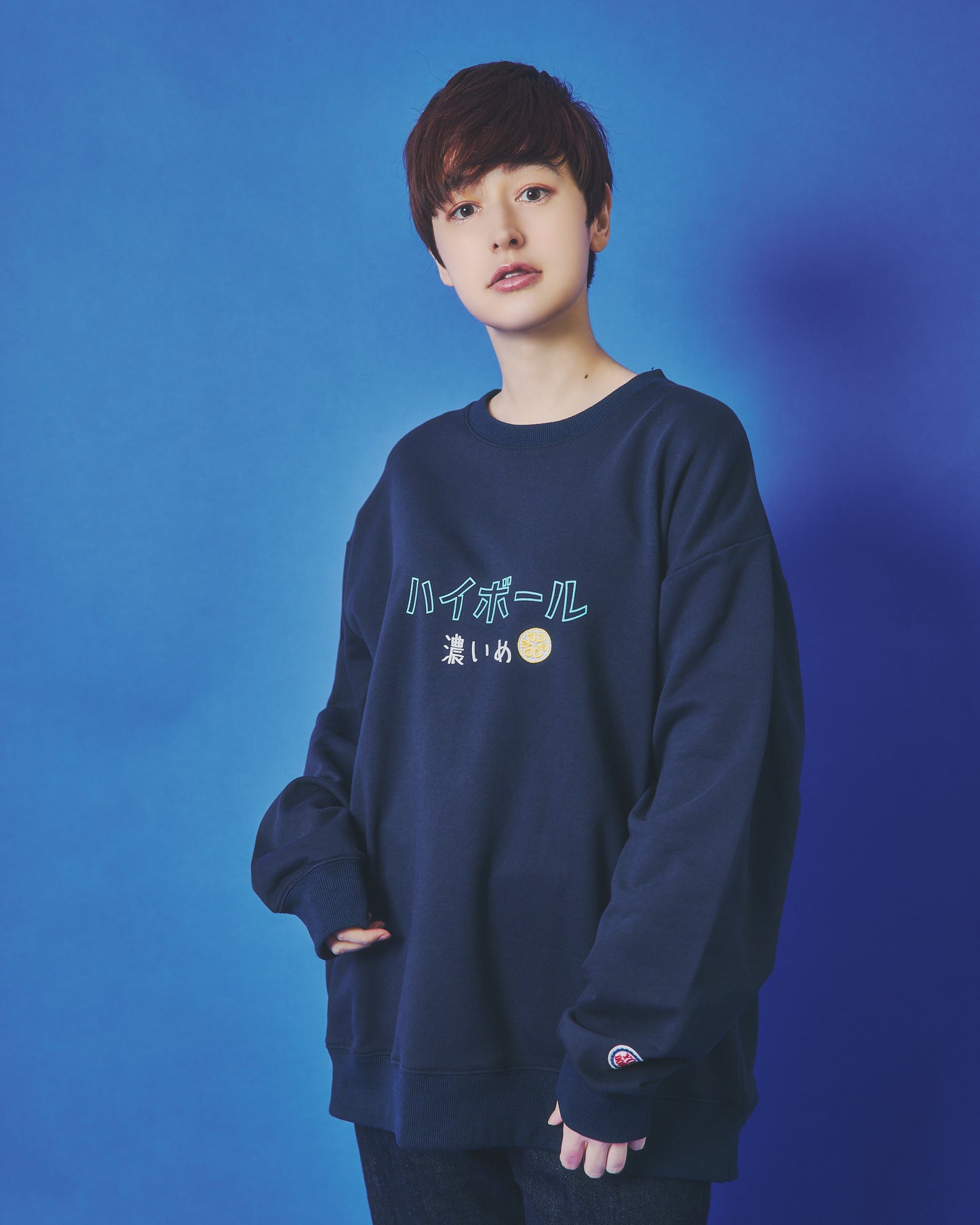 【YOIDORE】ハイボールとたこ焼き クルーネックスウェット (845601)