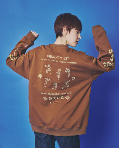 【YOIDORE】酔い拳法 クルーネックスウェット (845603)