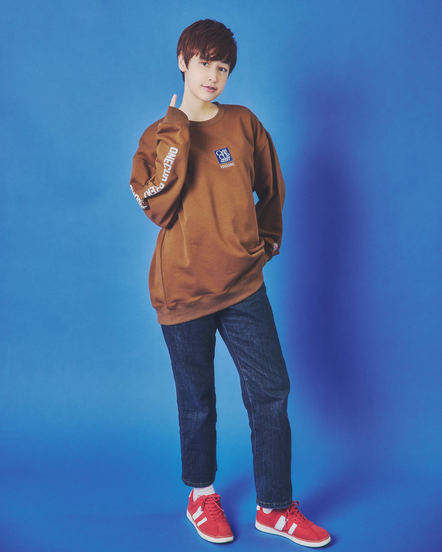 【YOIDORE】 One CUP OZEKI コラボ クルーネックスウェット (845614)