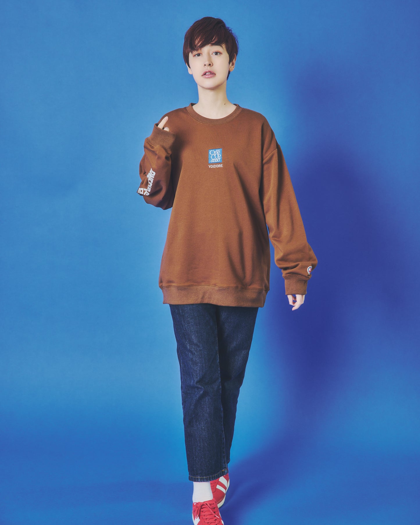【YOIDORE】 One CUP OZEKI コラボ クルーネックスウェット (845614)