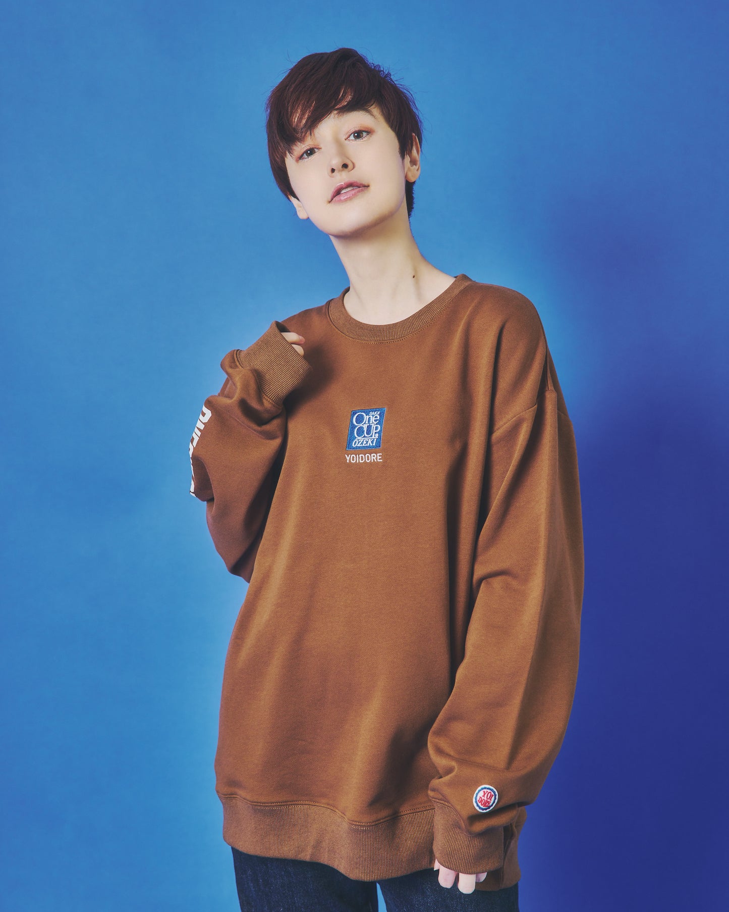 【YOIDORE】 One CUP OZEKI コラボ クルーネックスウェット (845614)