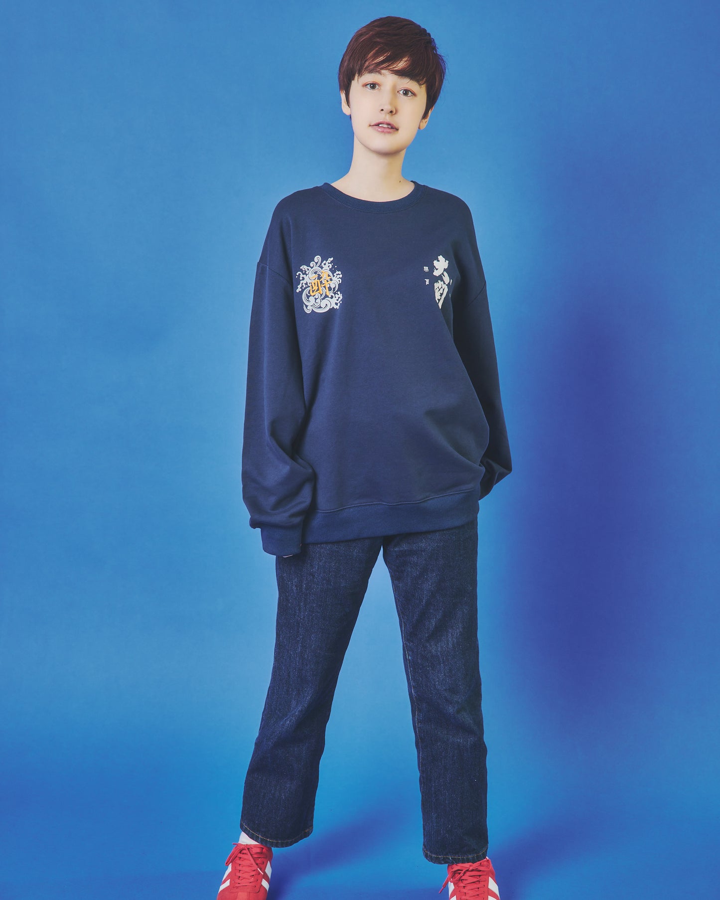 【YOIDORE】 大関 はこのさけ コラボ クルーネックスウェット (845615)