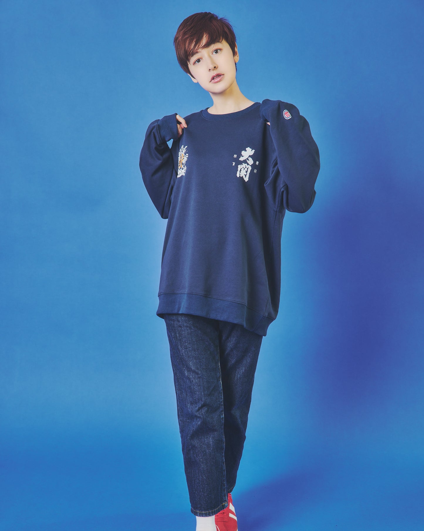 【YOIDORE】 大関 はこのさけ コラボ クルーネックスウェット (845615)