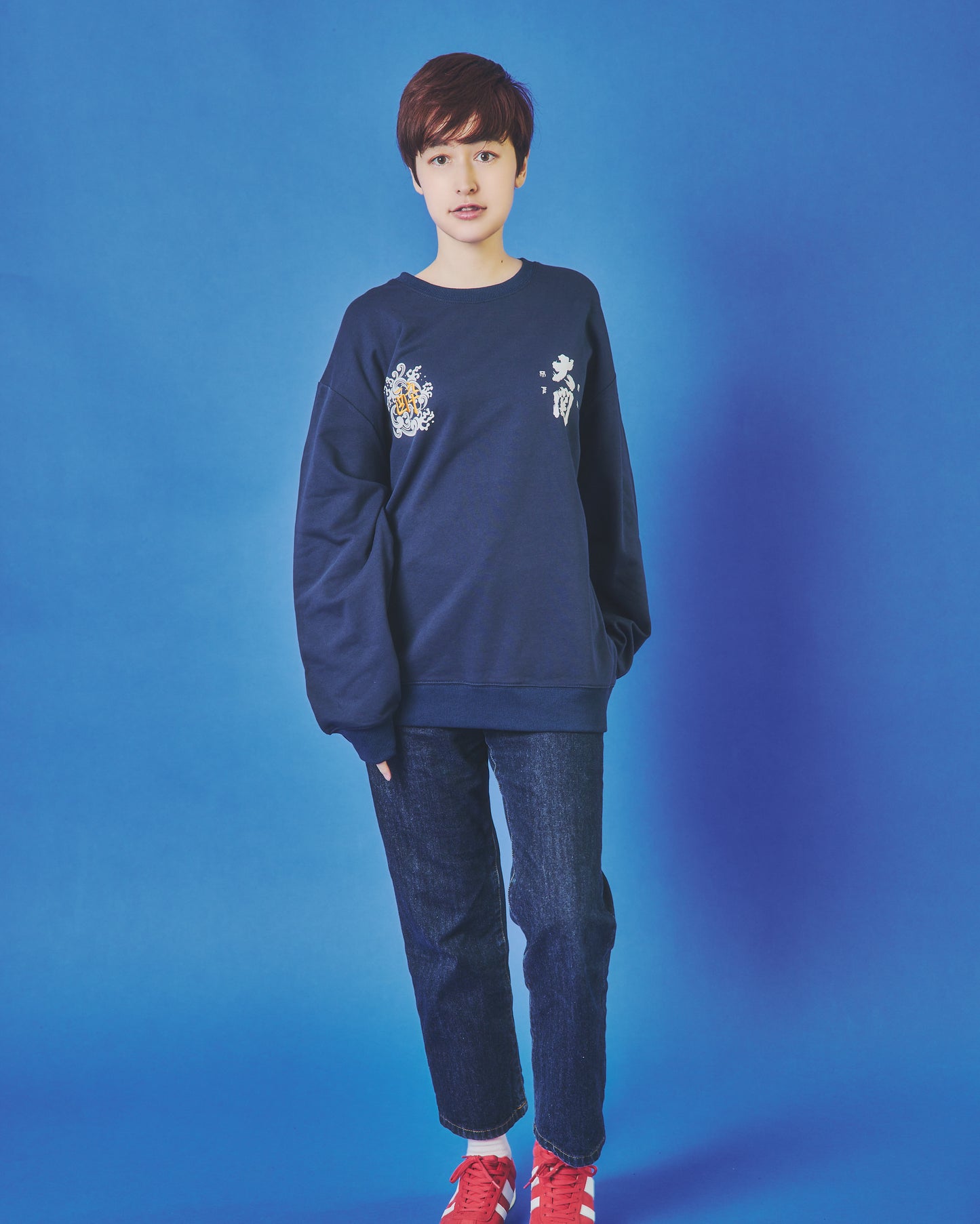 【YOIDORE】 大関 はこのさけ コラボ クルーネックスウェット (845615)