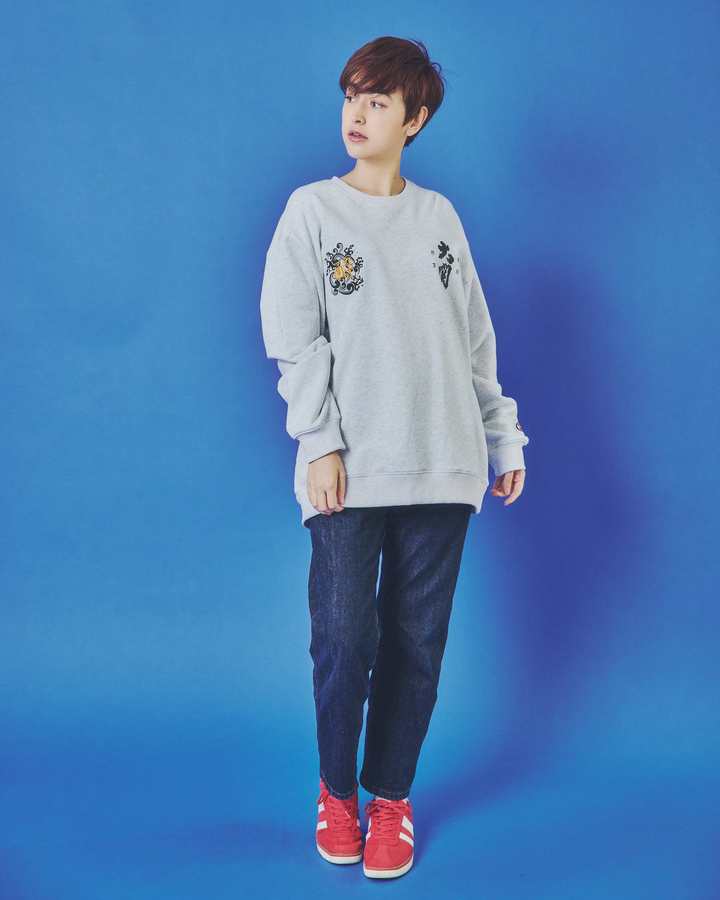 【YOIDORE】 大関 はこのさけ コラボ クルーネックスウェット (845615)