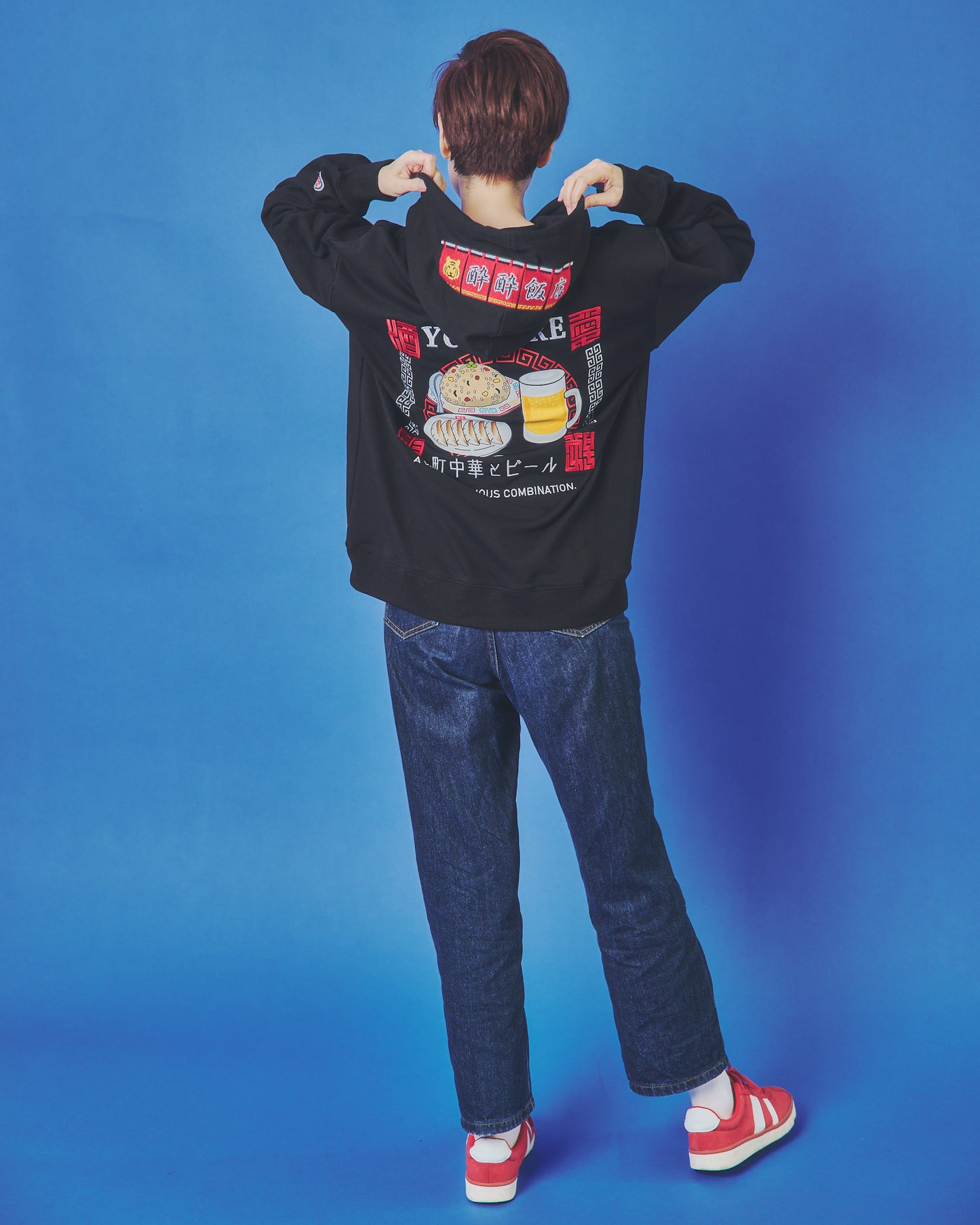 【YOIDORE】 町中華とビール パーカー (845612)