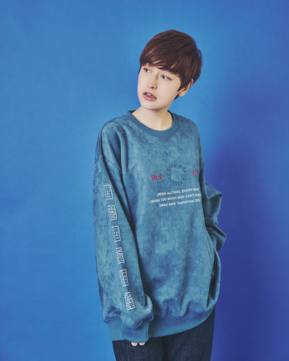 【YOIDORE】 酒愛好家 スエードタッチ クルーネック (845616)