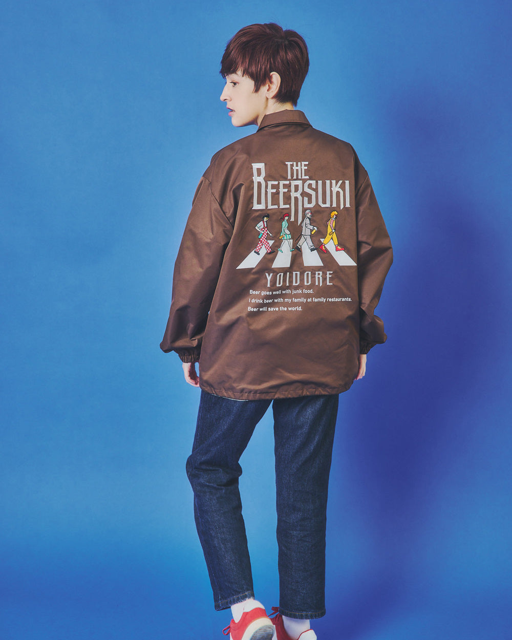【YOIDORE】 ビール好き コーチジャケット (845300)