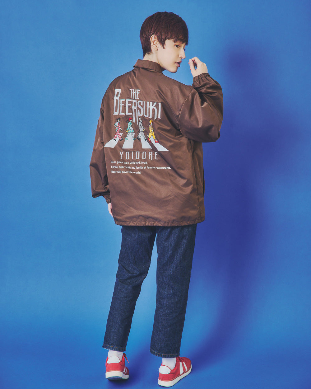 【YOIDORE】 ビール好き コーチジャケット (845300)