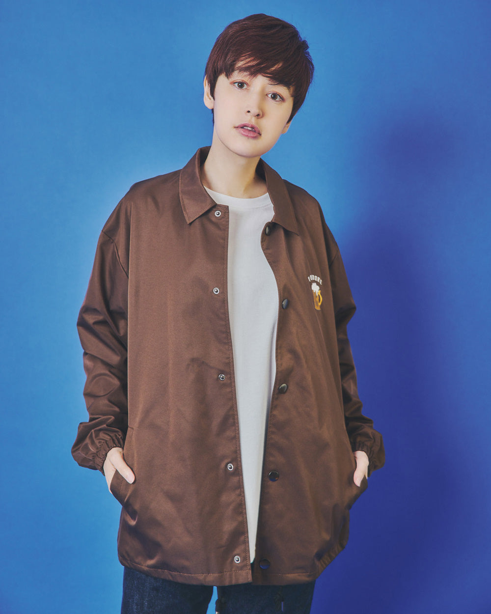 【YOIDORE】 ビール好き コーチジャケット (845300)