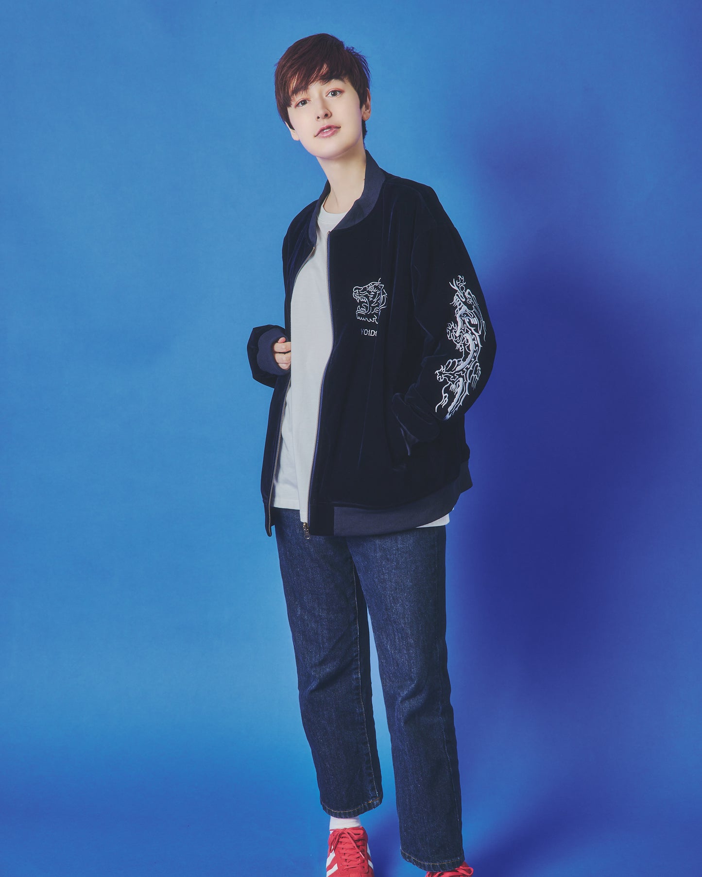 【YOIDORE】 別珍 リバーシブル ベトスカジャン (845401)