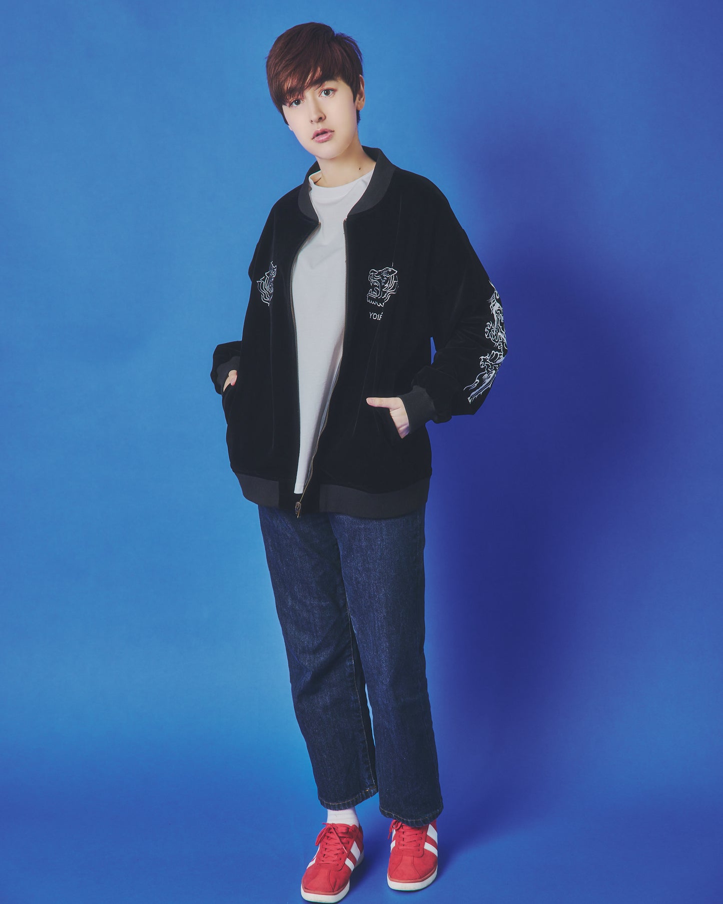 【YOIDORE】 別珍 リバーシブル ベトスカジャン (845401)