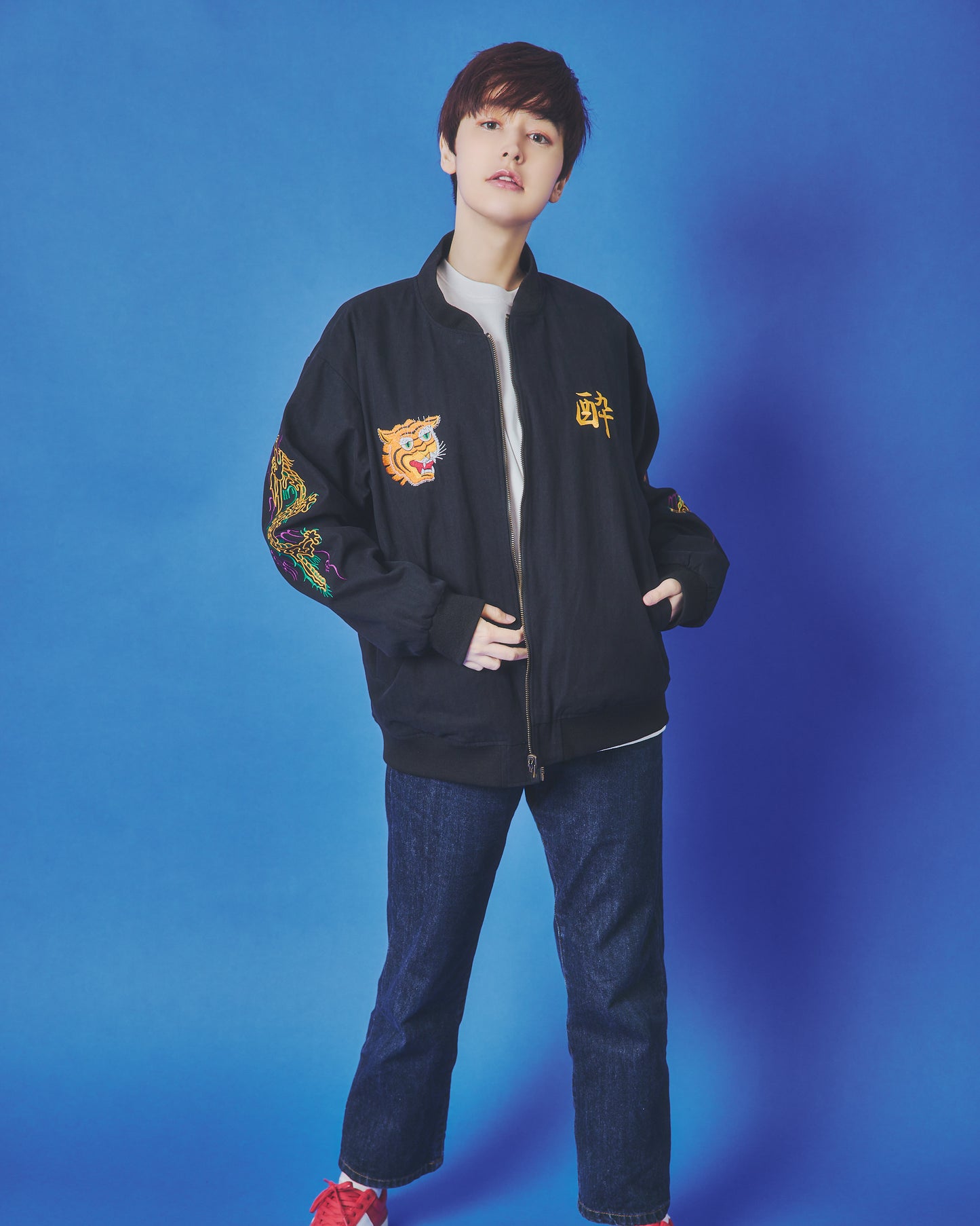 【YOIDORE】 JAPANスーベニア リバーシブルジャケット (845402)