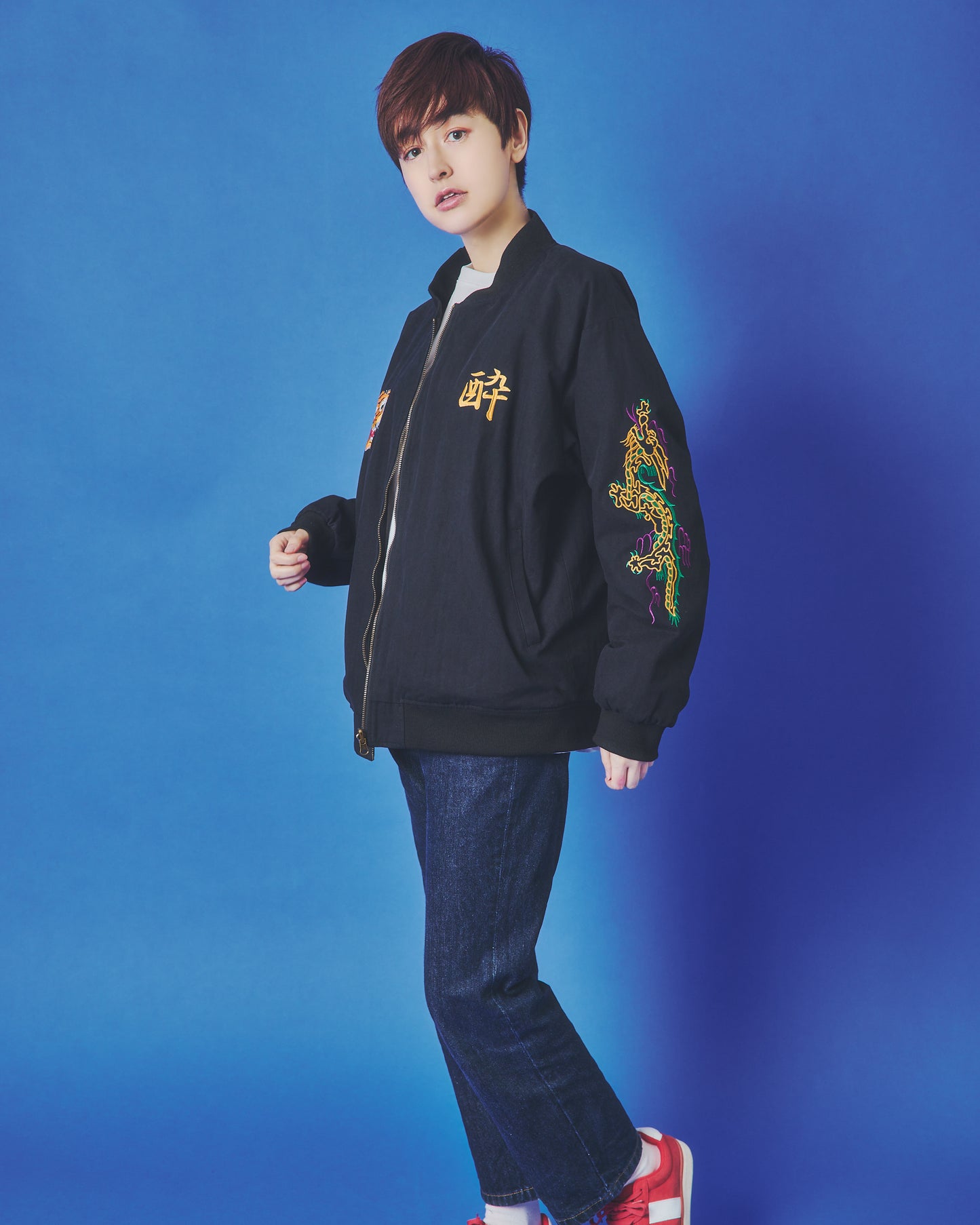 【YOIDORE】 JAPANスーベニア リバーシブルジャケット (845402)