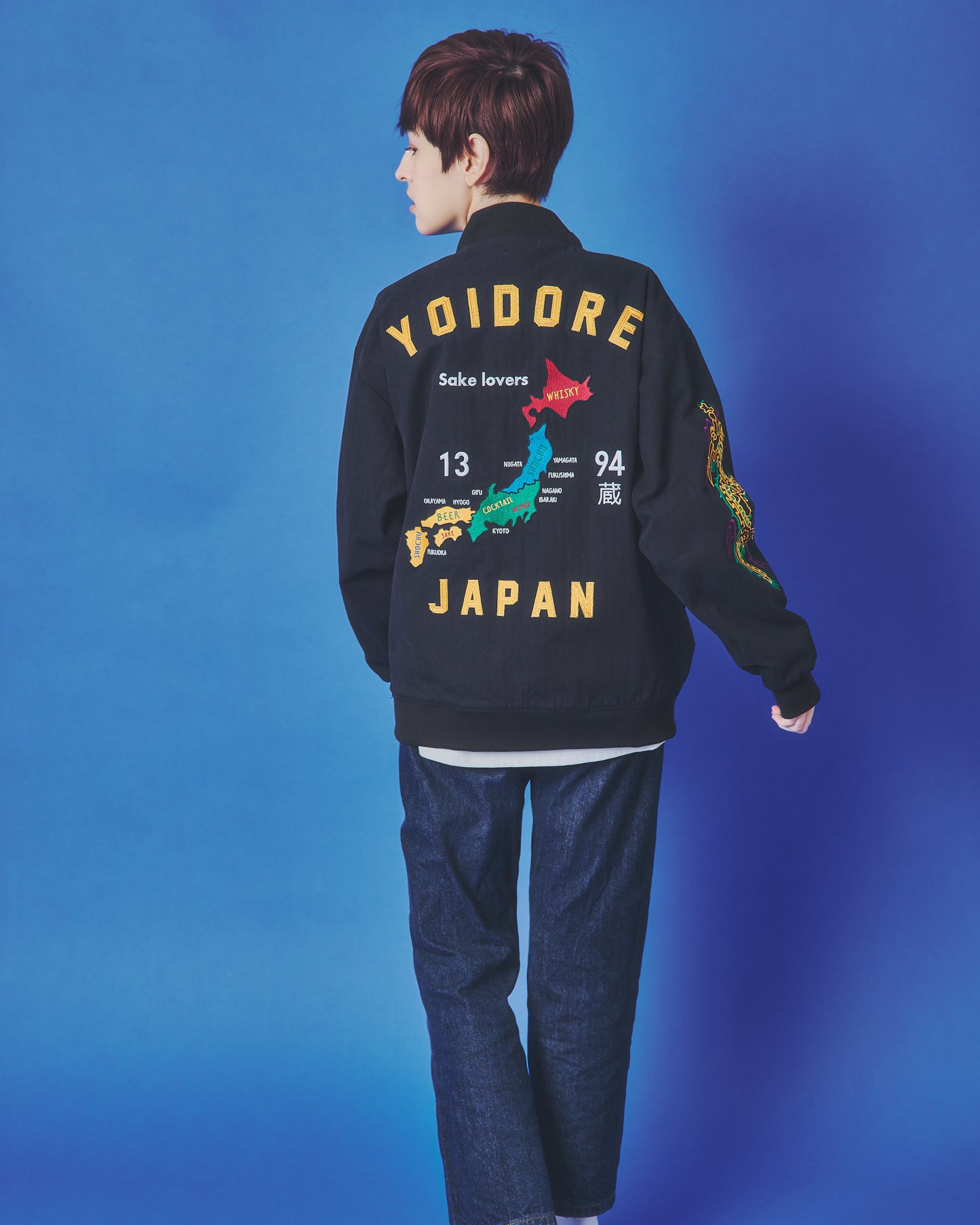 【YOIDORE】 JAPANスーベニア リバーシブルジャケット (845402)