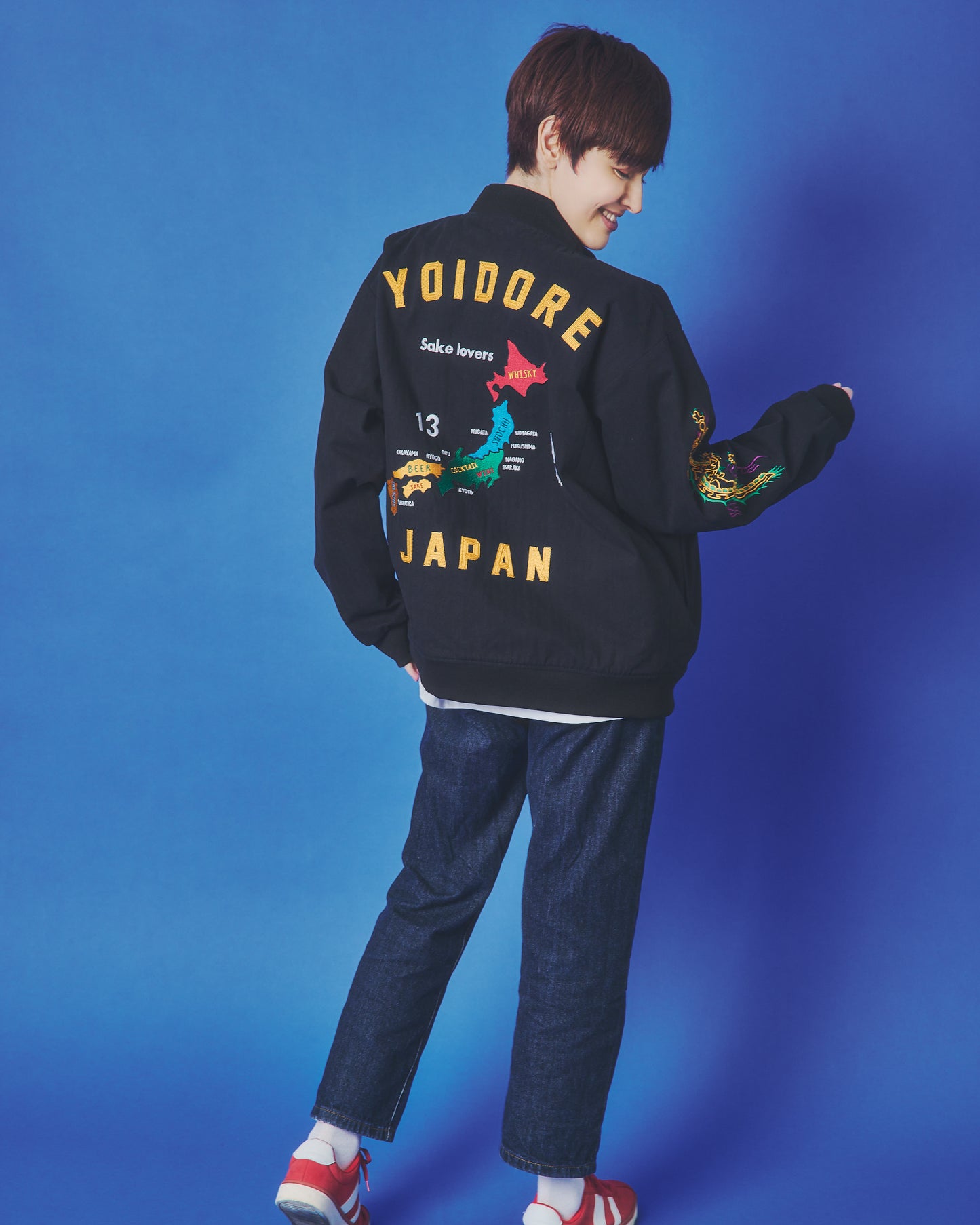 【YOIDORE】 JAPANスーベニア リバーシブルジャケット (845402)