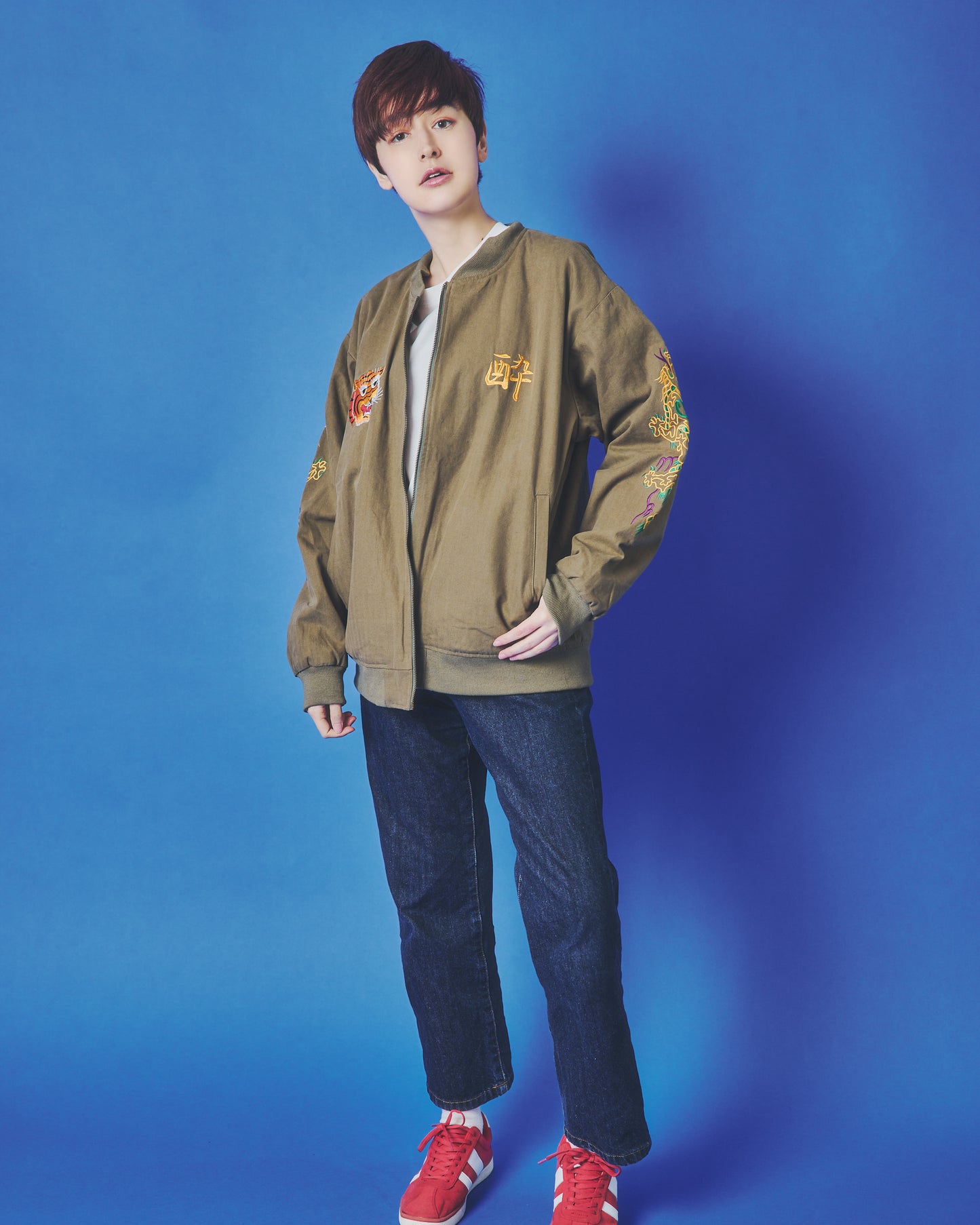 【YOIDORE】 JAPANスーベニア リバーシブルジャケット (845402)