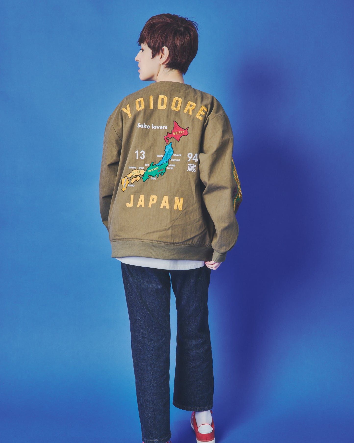 【YOIDORE】 JAPANスーベニア リバーシブルジャケット (845402)