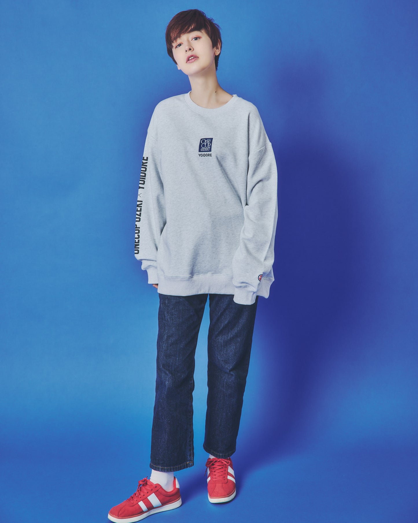 【YOIDORE】 One CUP OZEKI コラボ クルーネックスウェット (845614)