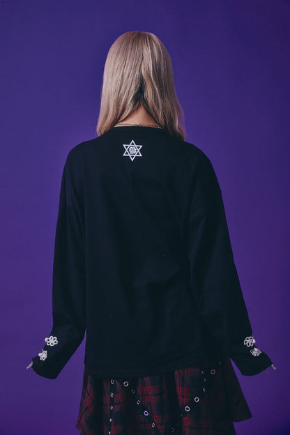 【PSYCHO NATION】× たぶん、無理。  中華パン子 ロンTEE(716602)