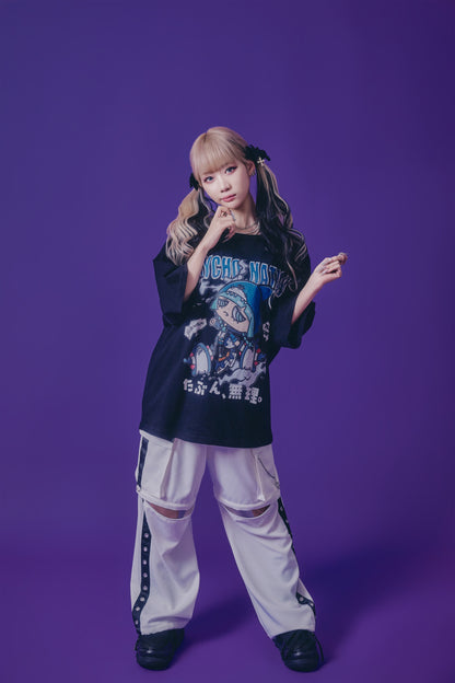 【PSYCHO NATION】× たぶん、無理。  サメちゃんズ TEE(716601)