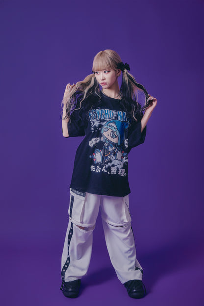 【PSYCHO NATION】× たぶん、無理。  サメちゃんズ TEE(716601)
