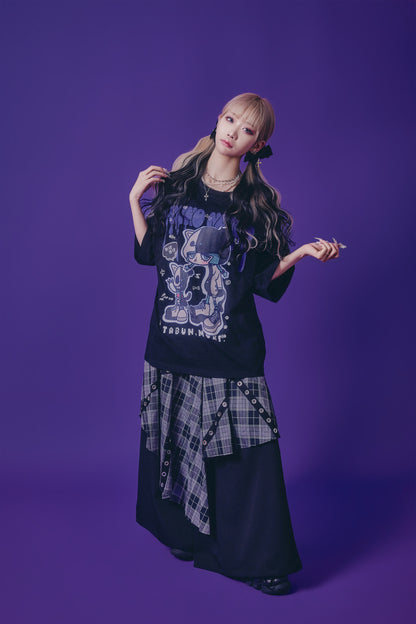 【PSYCHO NATION】× たぶん、無理。  木天蓼にゃん子 TEE(716600)