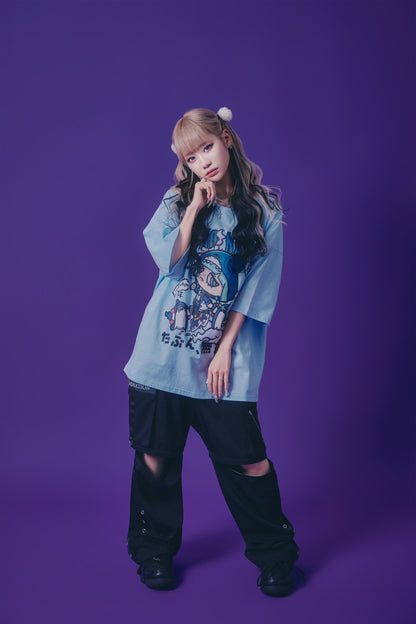 【PSYCHO NATION】× たぶん、無理。  サメちゃんズ TEE(716601)