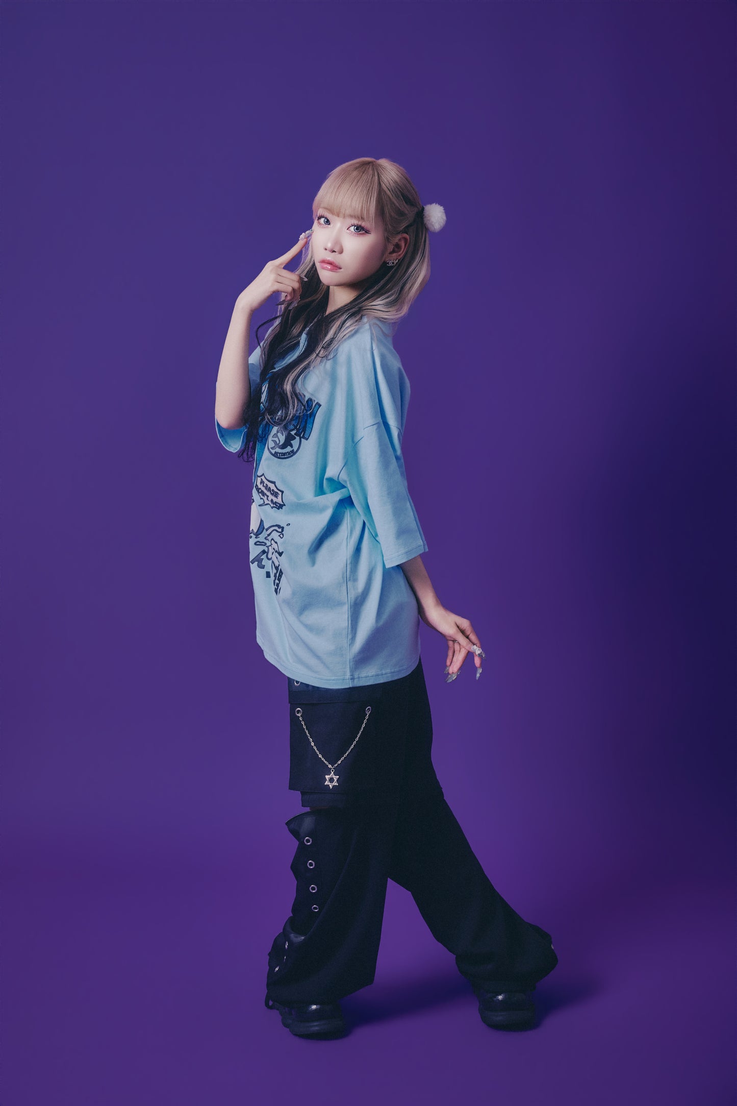 【PSYCHO NATION】× たぶん、無理。  サメちゃんズ TEE(716601)